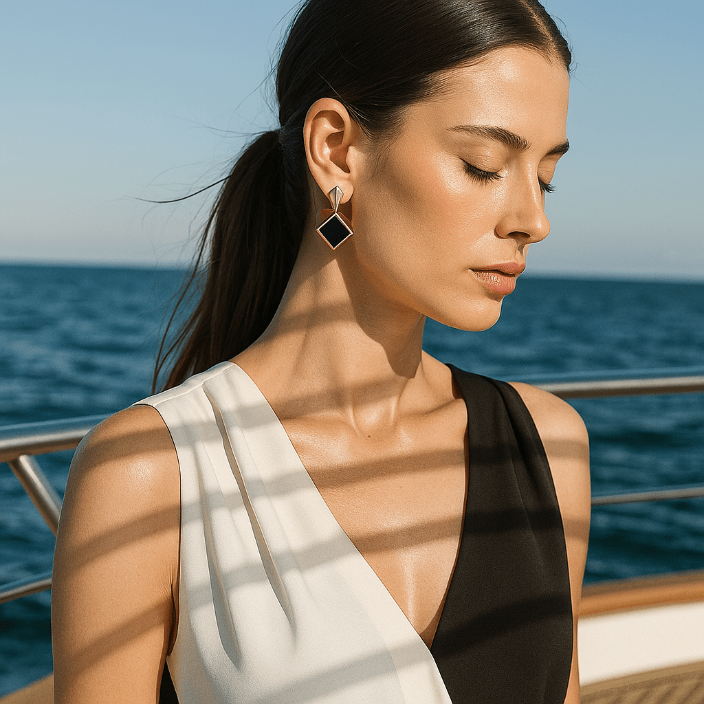 Selma | Square earrings