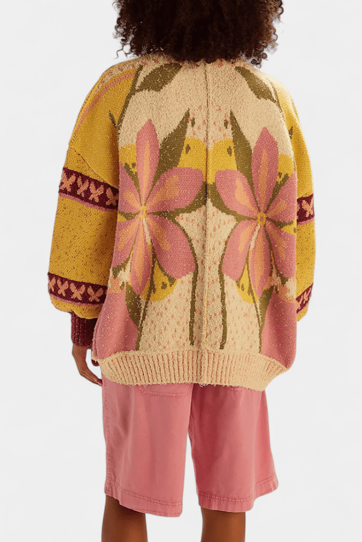Stine | Floral cardigan