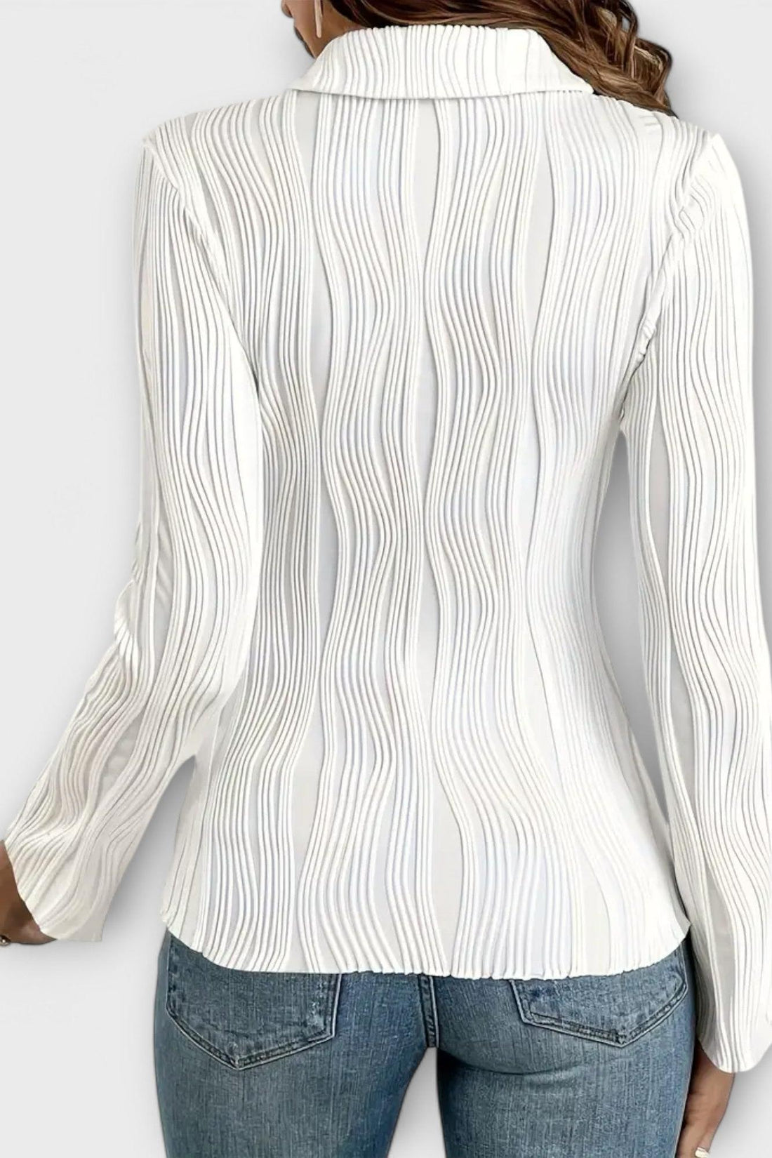 Thilde | Long-sleeved polo shirt