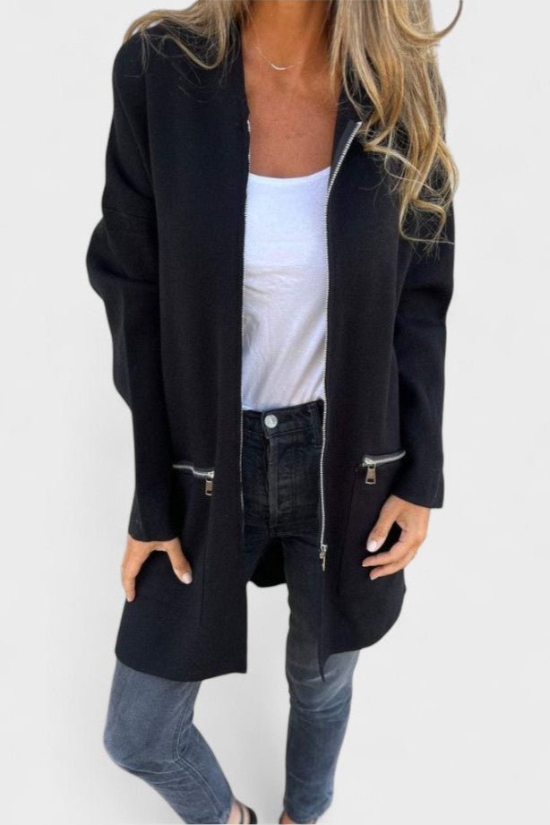 Veslina™ | Elegant knitted jacket for layering