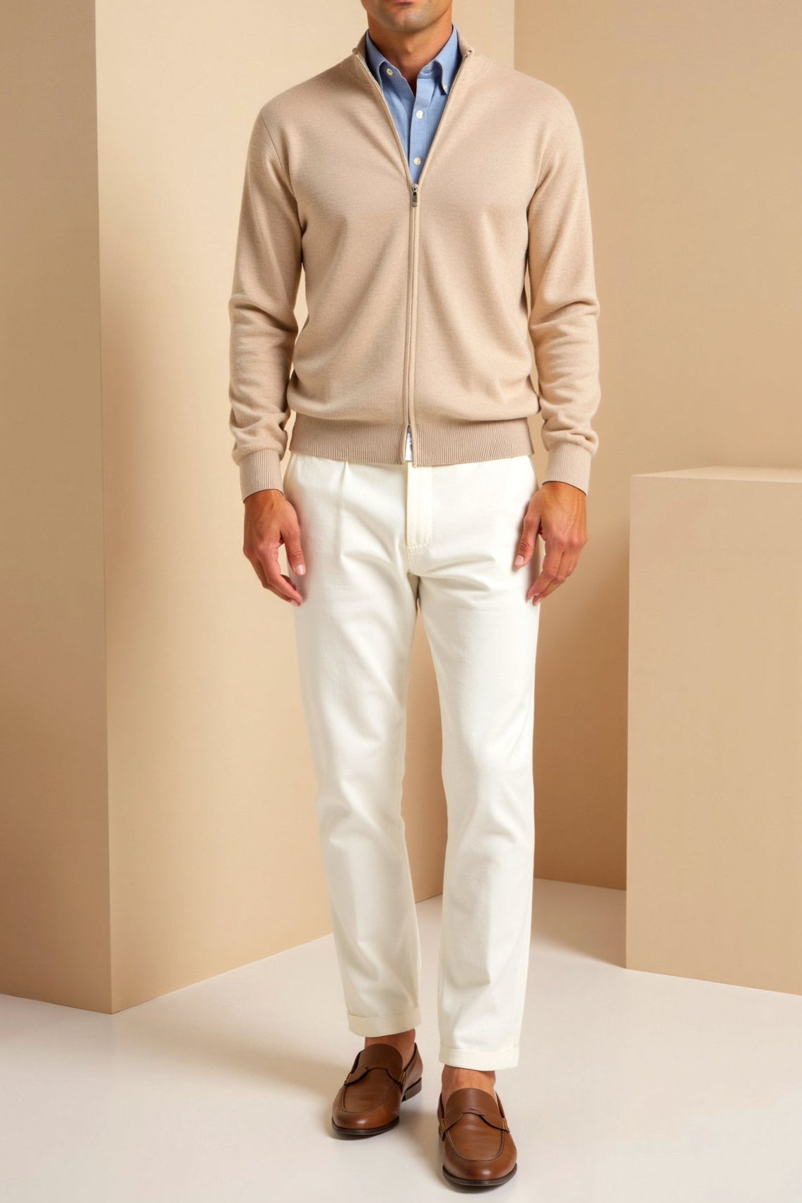 Philip | Elegant slim-fit cardigan til mænd