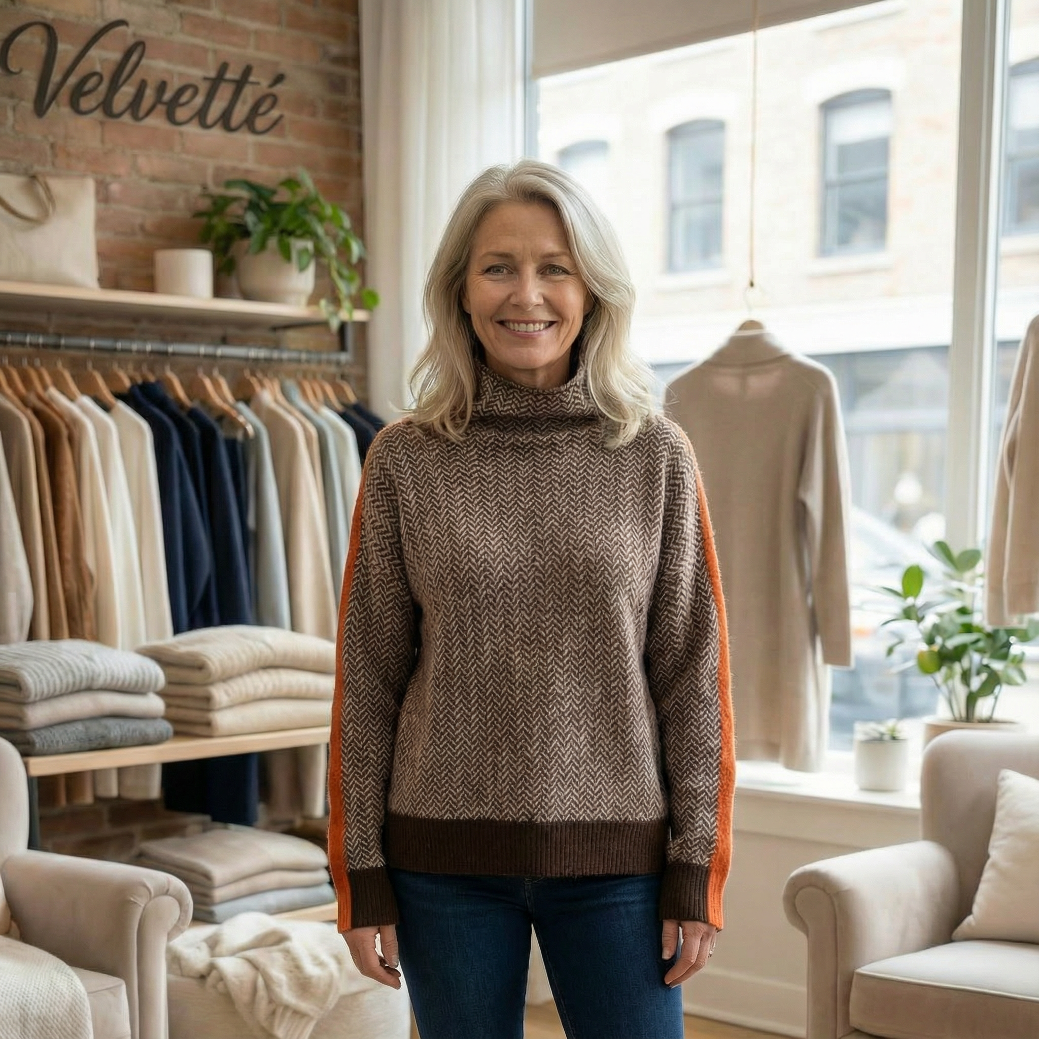 Marie | High-neck wool sweater