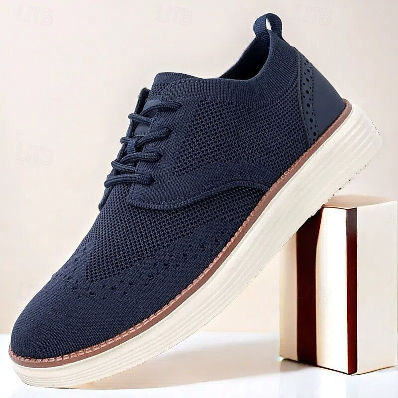 Åndbare sneakers til mænd i moderne stil